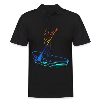 Paddling Sup Paddle - Polo Homme - noir - Devant - Kai (181cm)