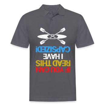 Kajak - Polo Homme - charbon - Devant - Nico (186cm)