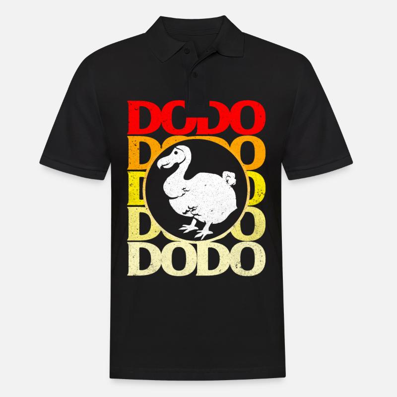 Dodo - Männer Poloshirt - Schwarz