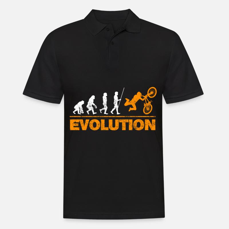 Bicycle Evolution - Men's Polo Shirt - black