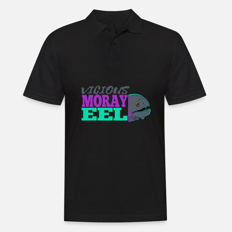 Moray eel eel evil - Men's Polo Shirt - black