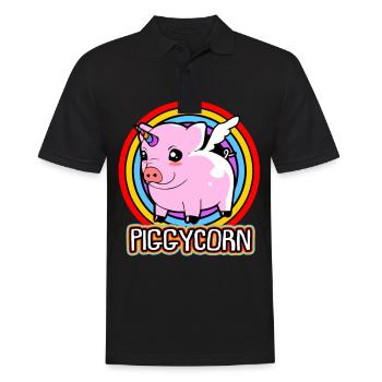 Porc sau cochon porcelet porcelet porcelet Ebene - Polo Homme - noir - Devant - Kai (181cm)