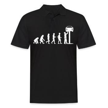 Cadeau de mécanicien automobile Tournevis pour voiture Evolution - Polo Homme - noir - Devant - Kai (181cm)