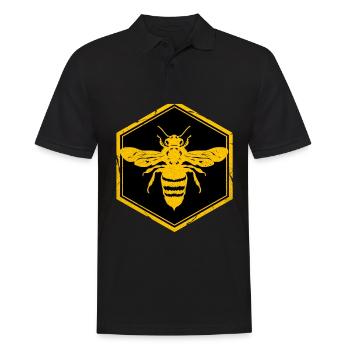 Bee - Men's Polo Shirt - black - Front - Kai (181cm)