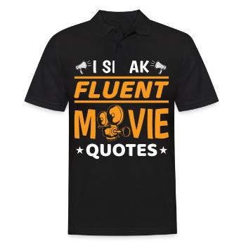 Cinéphile Fan de Cinéma Amateur Films Cadeau - Polo Homme - noir - Devant - Kai (181cm)