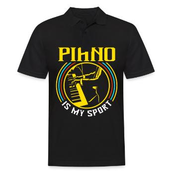 Pianiste Piano Piano Musique Classique Instrument - Polo Homme - noir - Devant - Kai (181cm)