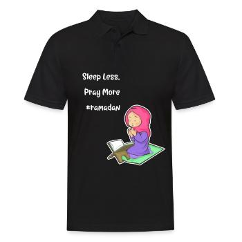 Koran Sure Vers Allah Gott Islam Moslem Geschenk - Männer Poloshirt - Schwarz - Vorne - Kai (181cm)