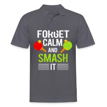 Tennis de table - Polo Homme - charbon - Devant - Nico (186cm)
