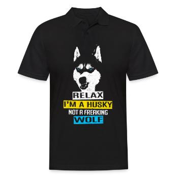 Husky - Polo Homme - noir - Devant - Kai (181cm)
