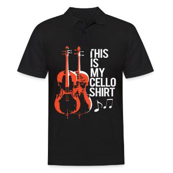Cello - Männer Poloshirt - Schwarz - Vorne - Kai (181cm)
