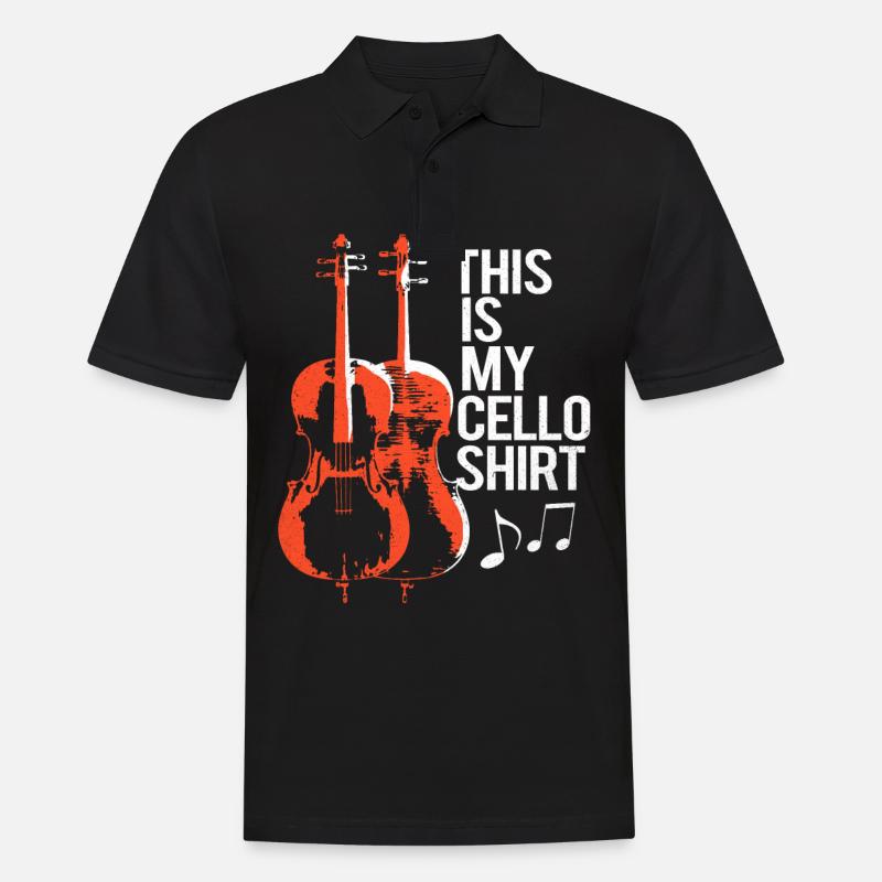 Cello - Männer Poloshirt - Schwarz
