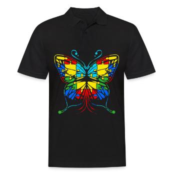 Autismus - Männer Poloshirt - Schwarz - Vorne - Kai (181cm)