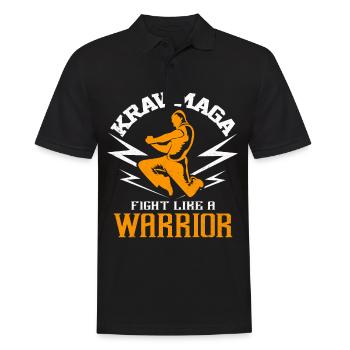 Krav Maga - Polo Homme - noir - Devant - Kai (181cm)