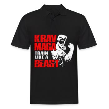 Krav Maga - Polo Homme - noir - Devant - Kai (181cm)