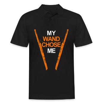 Fagott - Männer Poloshirt - Schwarz - Vorne - Kai (181cm)