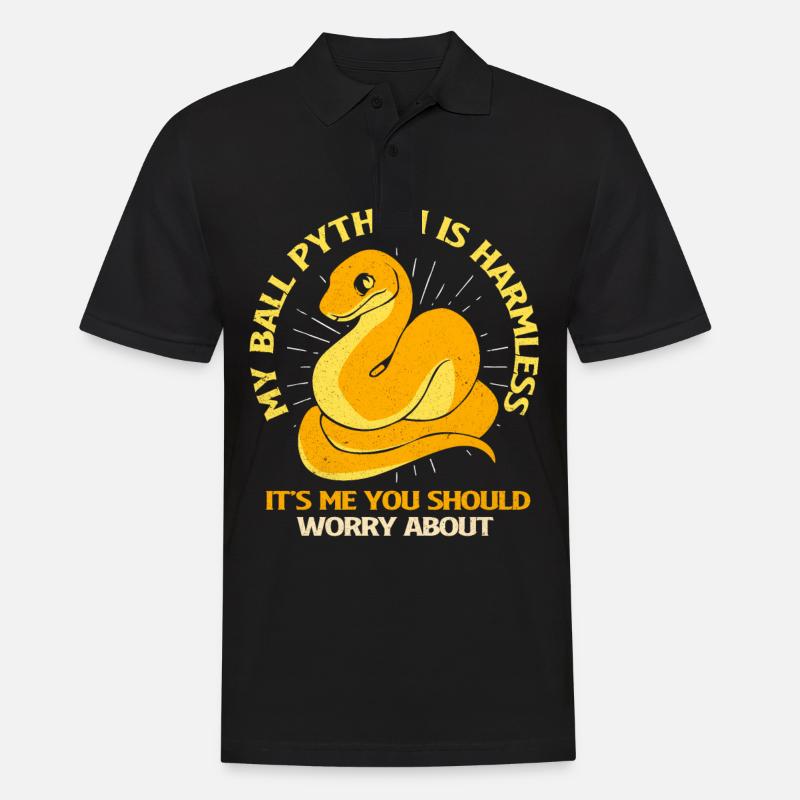 Python - Polo Homme - noir