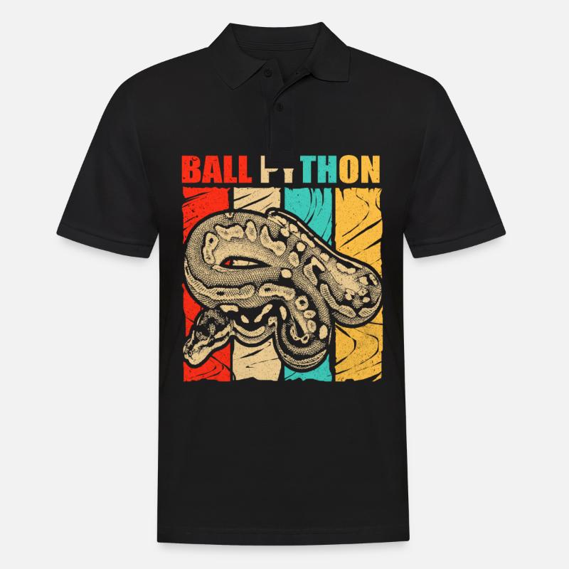 Python - Men's Polo Shirt - black