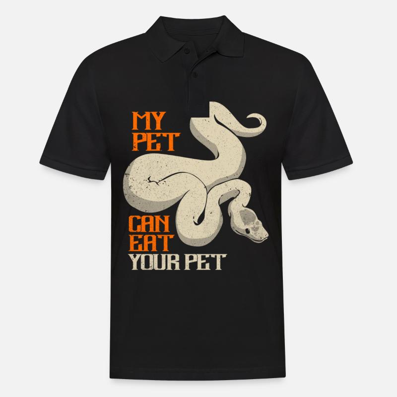 Python - Men's Polo Shirt - black