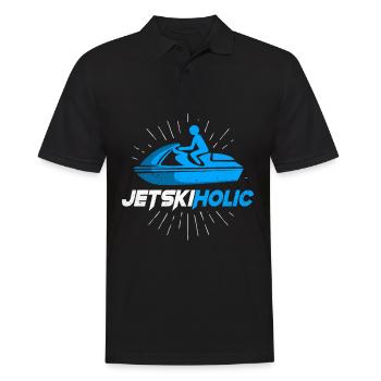 Jet ski - Men's Polo Shirt - black - Front - Kai (181cm)