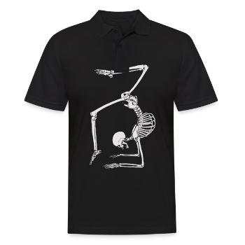 La gymnastique squelette en cadeau de la classe - Polo Homme - noir - Devant - Kai (181cm)