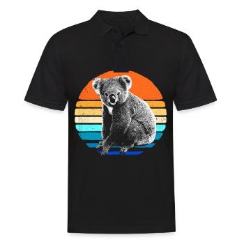 Koala - Polo Homme - noir - Devant - Kai (181cm)