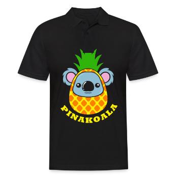 Koalabär Australien Backpacker Koala Tierschutz - Männer Poloshirt - Schwarz - Vorne - Kai (181cm)
