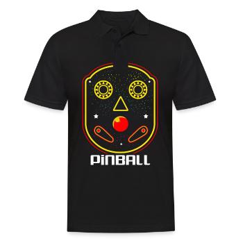 Pinball Pinball Pinball Machine Pinball Lever Game - Men's Polo Shirt - black - Front - Kai (181cm)