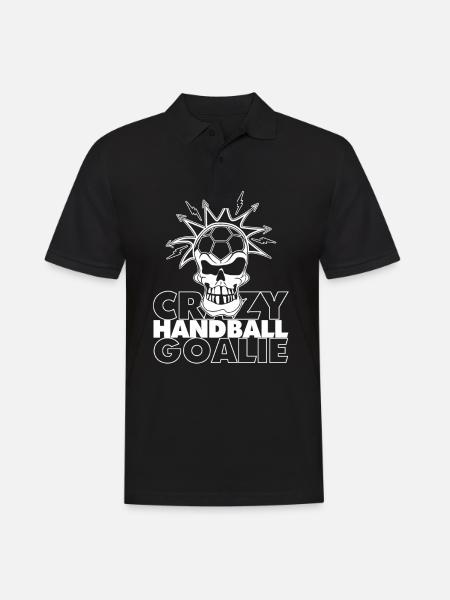 Handball Torwart Sporthalle Mannschaft Geschenk - Männer Poloshirt - Schwarz