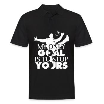 Don de l'équipe de salle de sport gardien de but de handball - Polo Homme - noir - Devant - Kai (181cm)