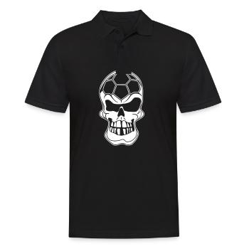 Cadeau d'équipe de la salle de sport crâne - Polo Homme - noir - Devant - Kai (181cm)