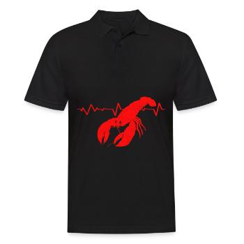 Hummer - Männer Poloshirt - Schwarz - Vorne - Kai (181cm)