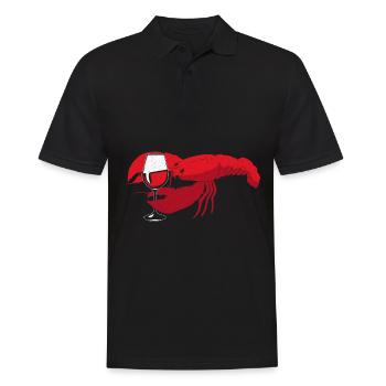 Hummer - Männer Poloshirt - Schwarz - Vorne - Kai (181cm)
