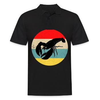 Hummer - Männer Poloshirt - Schwarz - Vorne - Kai (181cm)