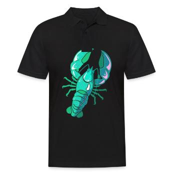 Hummer - Männer Poloshirt - Schwarz - Vorne - Kai (181cm)