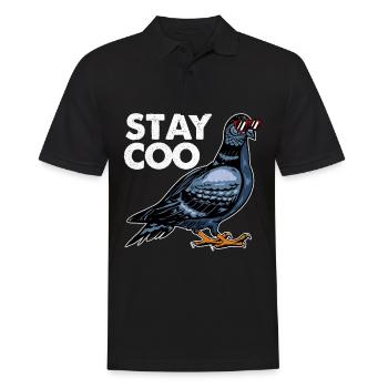 Dove - Men's Polo Shirt - black - Front - Kai (181cm)