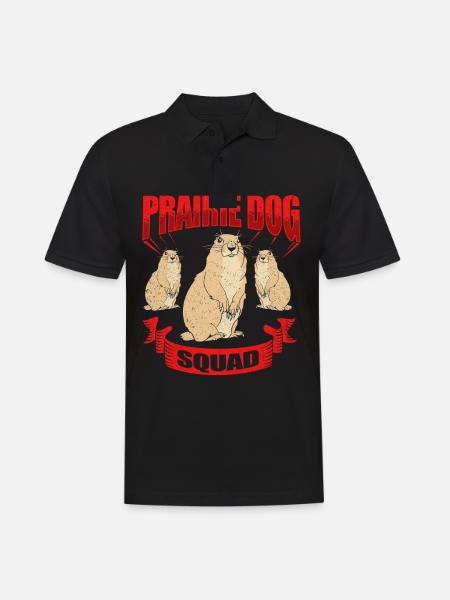Prairie dog - Men's Polo Shirt - black