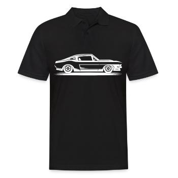Muscle Car Side Classic Car Cadeau Muscle Car - Polo Homme - noir - Devant - Kai (181cm)
