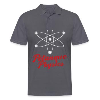 Pétanque - Polo Homme - charbon - Devant - Nico (186cm)