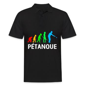 Pétanque Bocce Raffa Boule Sport Ball Petanque - Männer Poloshirt - Schwarz - Vorne - Kai (181cm)