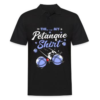 Pétanque Bocce Raffa Boule Sport Ball Petanque - Polo Homme - noir - Devant - Kai (181cm)