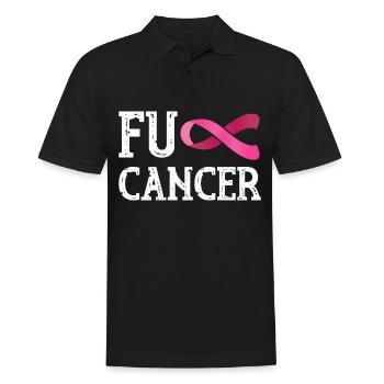 Cancer survivor gift - Men's Polo Shirt - black - Front - Kai (181cm)