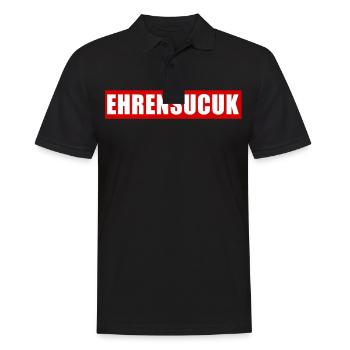 Ehrensucuk - Männer Poloshirt - Schwarz - Vorne - Kai (181cm)
