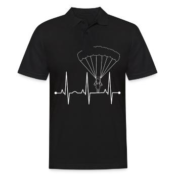 Parachute gift - Men's Polo Shirt - black - Front - Kai (181cm)