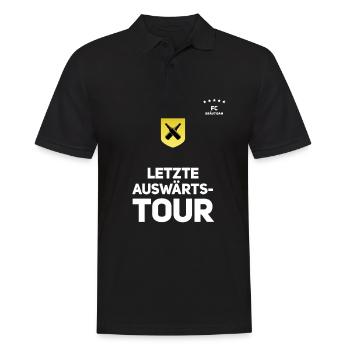 trikot junggesellenabschied bräutigam - Männer Poloshirt - Schwarz - Vorne - Kai (181cm)
