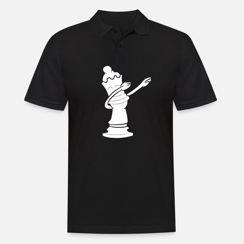 Chess Queen Dabing Queen Chess Piece Gift - Polo Homme - noir