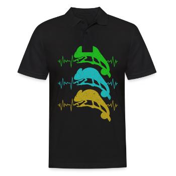 Caméléon - Polo Homme - noir - Devant - Kai (181cm)