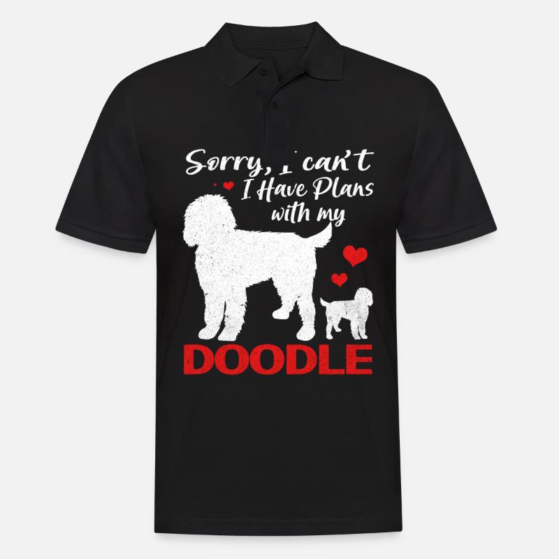 Doodle - Männer Poloshirt - Schwarz