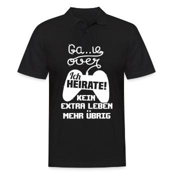 Bachelor Party Gamer Zocker - Jeu de JGA - Polo Homme - noir - Devant - Kai (181cm)