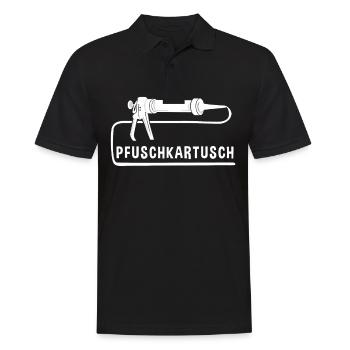 Plumber Botched Cartridge Silicone Humor - Men's Polo Shirt - black - Front - Kai (181cm)