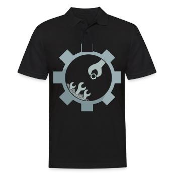 Mechaniker Vogelnest Klempner Monteur Vogel - Männer Poloshirt - Schwarz - Vorne - Kai (181cm)